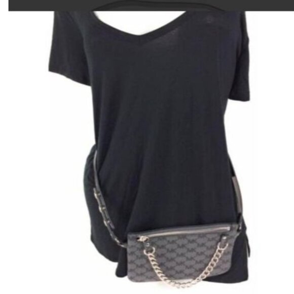 Michael Kors Signature Belt Bag - Large - Gray - Picture 3 of 7